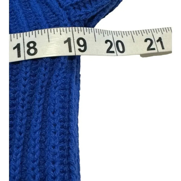 Simply Vera Vera Wang Women’s Small Ribbed V-Neck Sweater in‎ Vera Blue - Picture 6 of 8